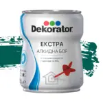 Алкидна боя Декоратор Екстра RAL опално зелен 6026, 650 мл