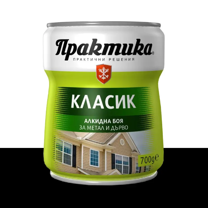 0201010808-new-alkidna-boja-za-metal-i-dyrvo-klasik-700gr-cherna Практика Боя Класик ЧЕРНА обикн. / 700гр. - Image 1