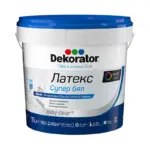 Интериорна боя Декоратор Супер Бял P, 15 л