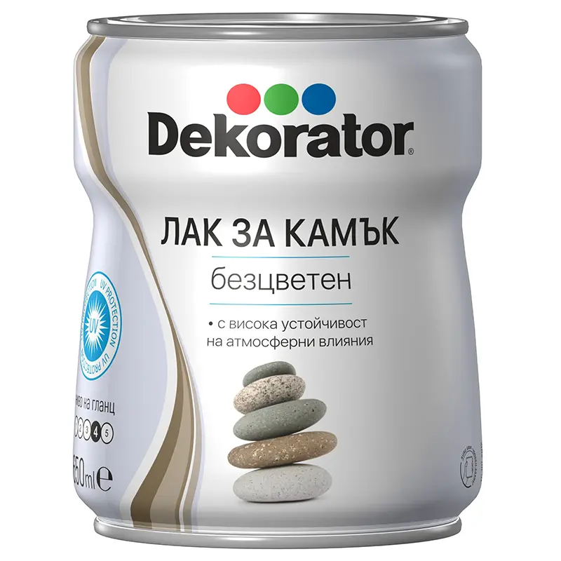 0205020142-lak-za-kamyk Декоратор Лак за КАМЪК Безцветен 650мл. - Image 1