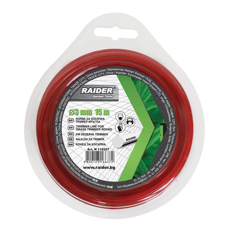 0809120002-korda-krygla-3-0mm-h-15m-za-kosachka-trimer-raider Корда за косачка тример кръгла Ф3mm 15м. - Image 1