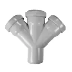 HTPP / ПВЦ  разклонител   Y  50/50/50/45'' сиво