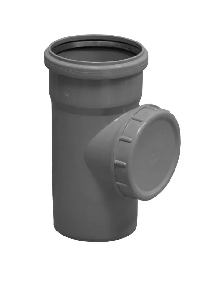 1-21 HTPP / ПВЦ ревизия Ф50 сиво - Image 1