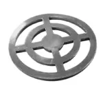 Решетка за сифон алум. Ф50