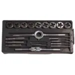 Комплект плашки и метчици 20 бр. BS