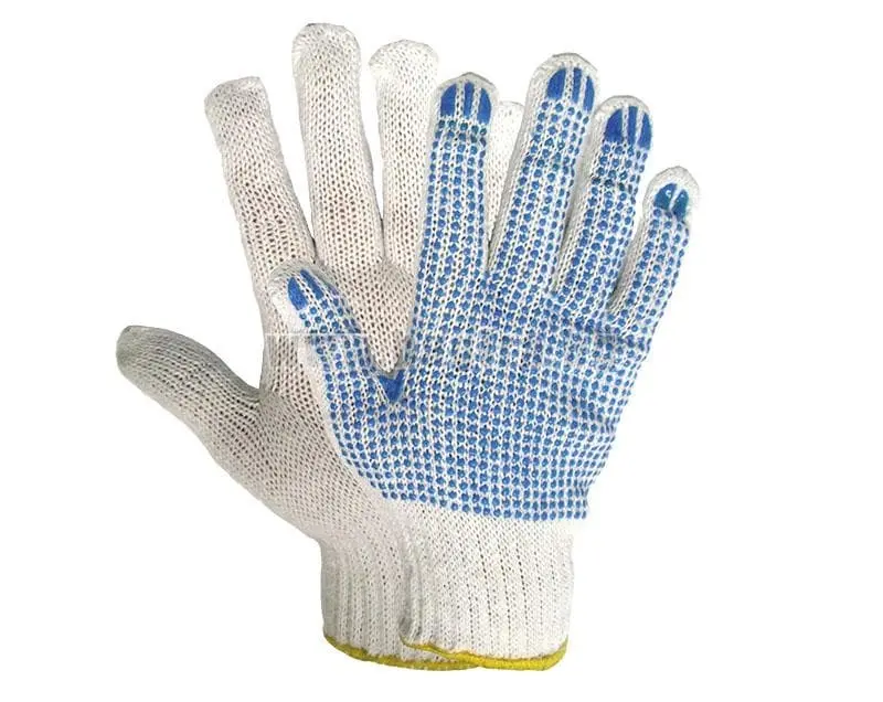 12-12646-506894 Градински плетени ръкавици - бели - Image 1