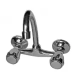 Смесител стенен ДВУРЪКОХВАТКОВ с Розетка