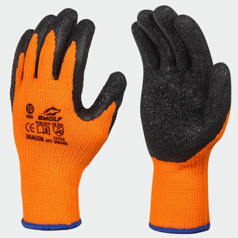 600400-dragon-3 Зимни работни ръкавици ОХ 8 – оранжево и черно - Image 1