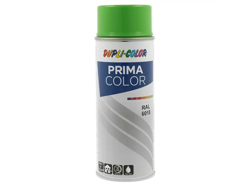 6018 Спрей Dupli Color Prima RAL 6018 Жълто зелено / 400мл. - Image 1