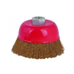 Четка за ъглошлайф камбана месинг Ø125 mm