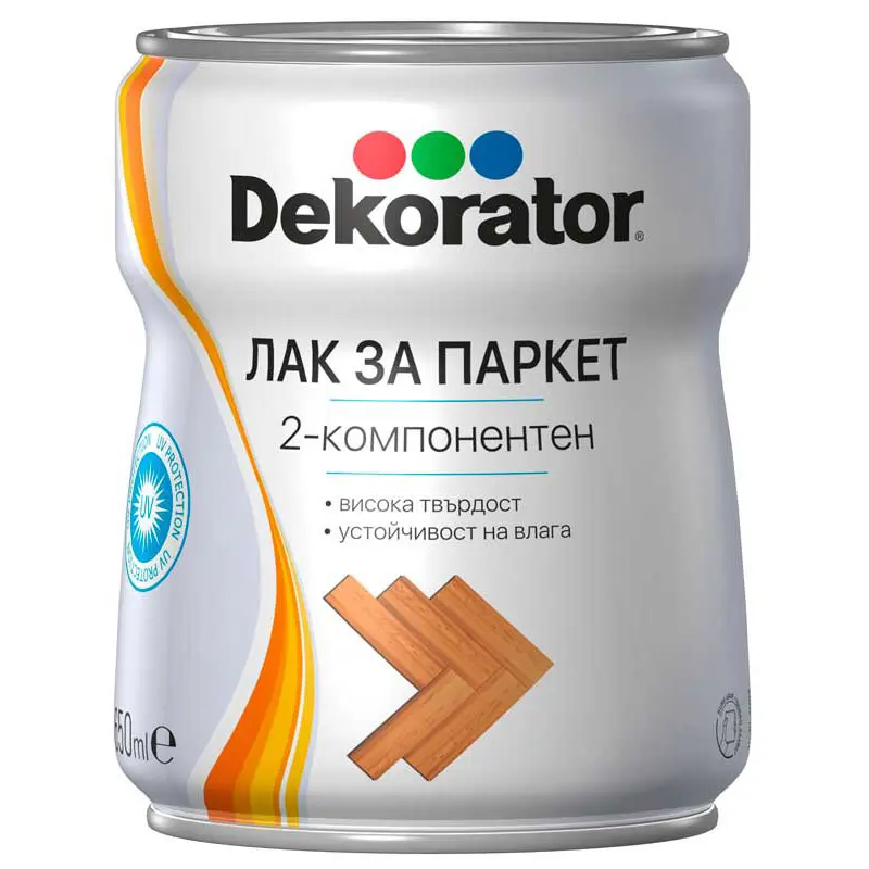 Dekorator-650-ml-KRIVA-Parket-Render Декоратор Лак за паркет 650мл. + Втвърдител 375мл. / ГЛАНЦ - Image 1