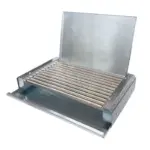 Електрическа скара с капак 1600w (Неръждаеми тръби)