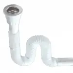 Гофриран сифон за мивка Ф40 Еко