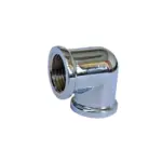 КОЛЯНО  хром  полир.  3/8'' ж.ж.