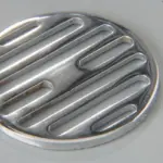 Хромирана решетка Ф80