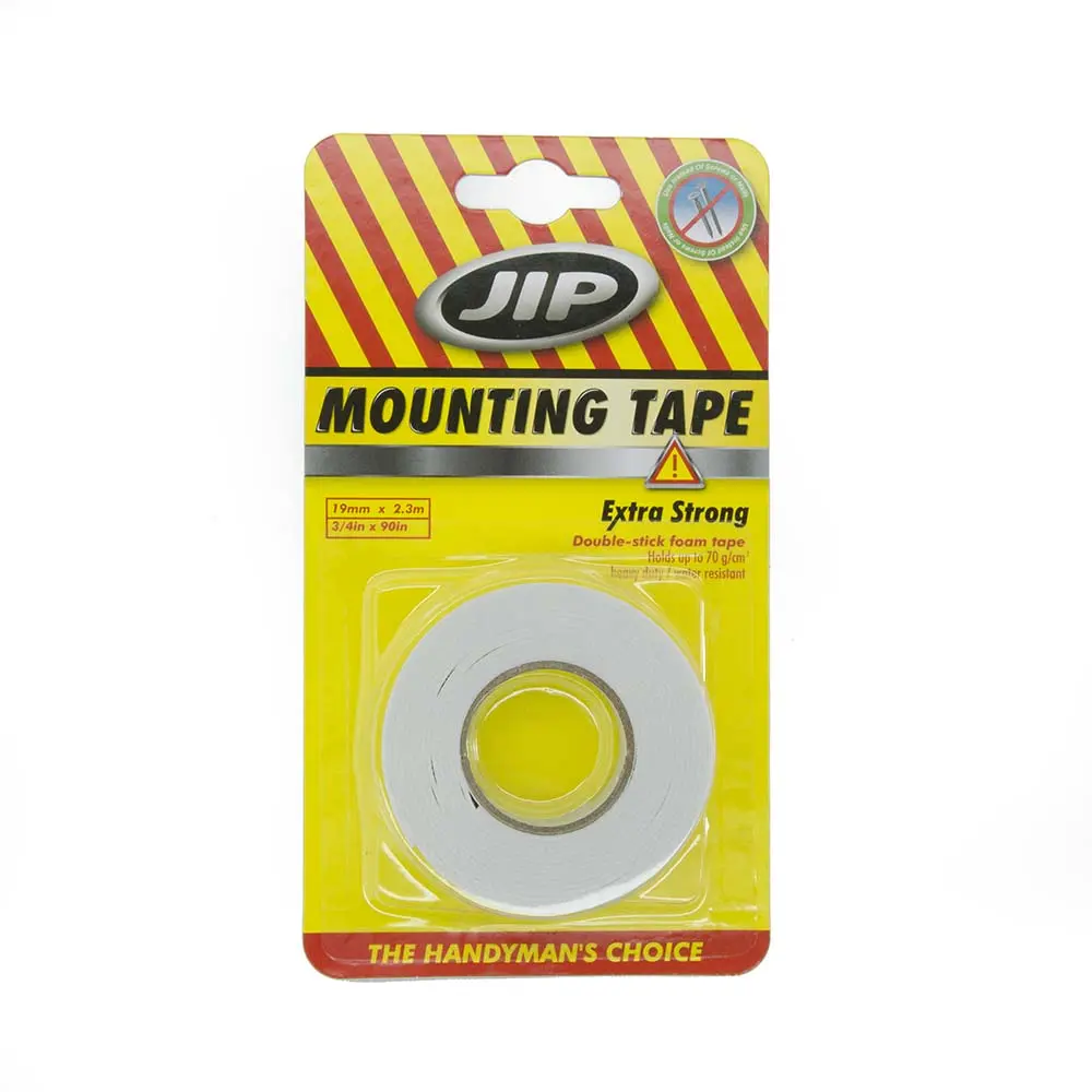 montazhno-tikso-jip Двойнозалепващо тиксо JIP 19mm.х 2.3m - Image 1