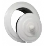 Розетка  за  комин   БЯЛА  /  Ф130