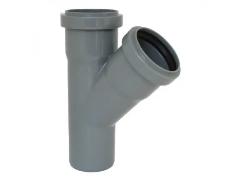 пвц-разклонител-сив-ф50-на-45°.jpg HTPP / ПВЦ разклонение Y Ф50/50/-45 сиво - Image 1