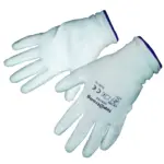 Ръкавици, топени в полиуретан TS – бели, размер 10