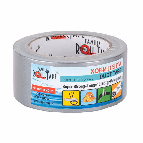 Хоби  лента   СИВА   50мм. х 25 метра