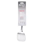 BRIO Inox-REARL - ШПАТУЛА  РЕШЕТЪЧНА  33см. неръждаема стомана