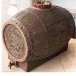 БУРЕ  с  МЕТАЛНА  канелка  кафяво  / 100л.