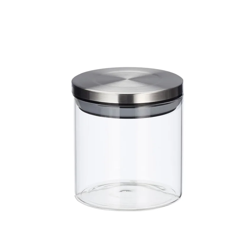 burkan-sarina-kvadrat-s-metalna-kapachka-450ml Буркан Сарина квадрат с метална капачка / 450мл. - Image 1