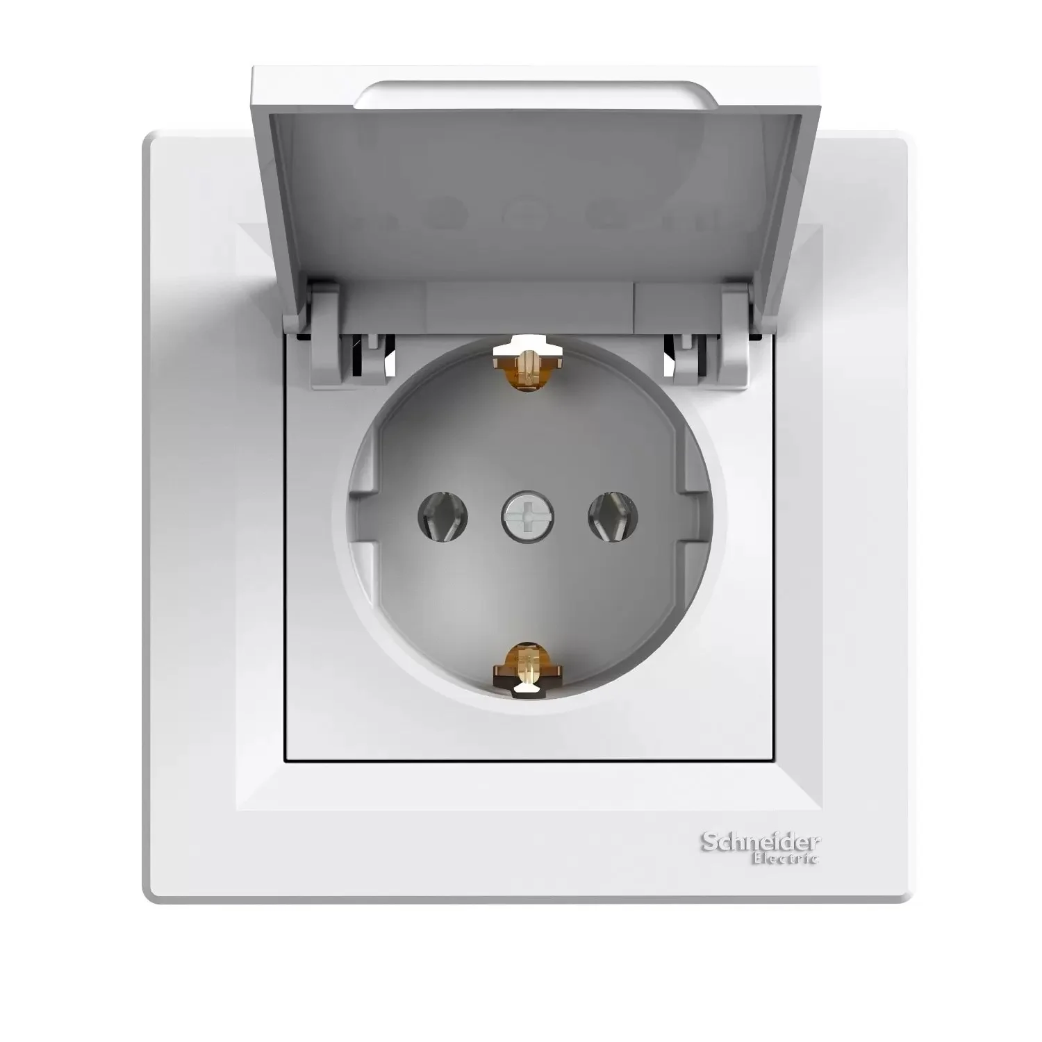elektricheski-kontakt-s-kapak-vanshen-byal-mk-sc06 Електрически контакт с капак външен бял Mk-sc06 - Image 1