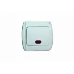 Ключ единичен светещ бял Mk-sw05