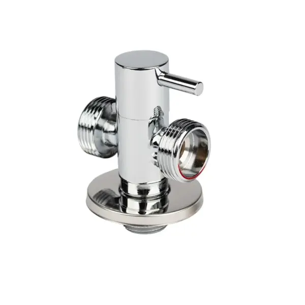 Кран ъглов двоен 1/2''х1/2''х1/2''