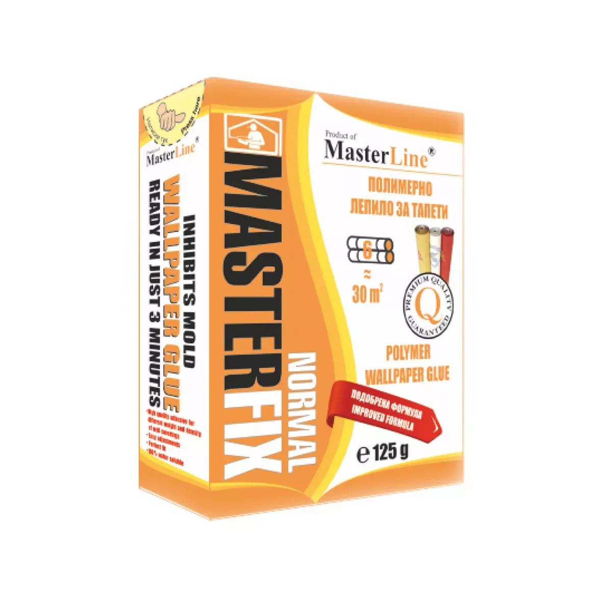 lepilo-za-tapeti-masterfix-normal-125-gr MasterFix Normal 125 гр. / Лепило за тапети Нормал - Image 1