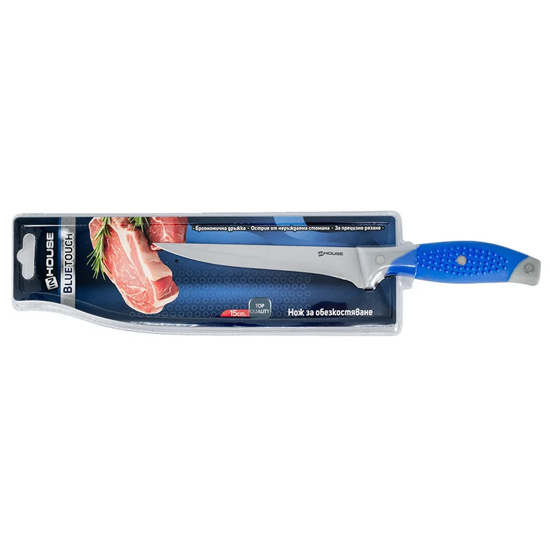 nozh-dom-blue-touch-za-obezkostyavane-15sm-ostrie Нож дом. BLUE TOUCH за обезкостяване, син / 15см. острие - Image 1