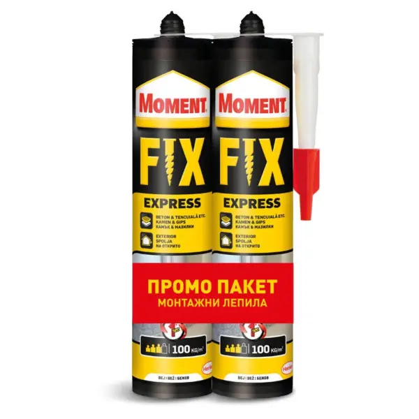 ПРОМО пакет Moment FIX Extreme Power монтажно лепило 2х386 гр