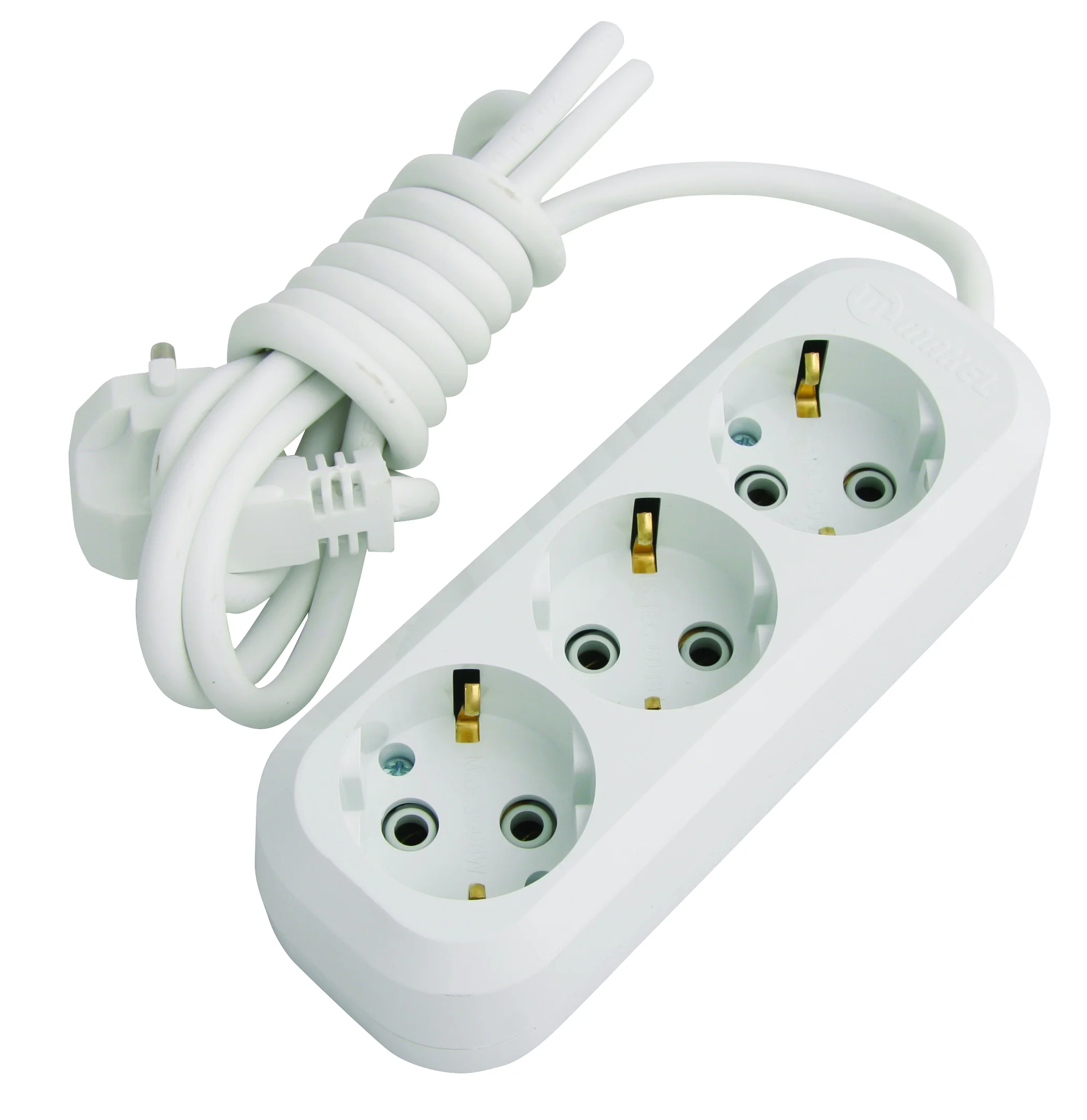 razklonitel-troen-s-shnur-3-m-byal-3h1-5-bg Разклонител Троен с Шнур 3 м Бял 3х1,5 BG - Image 1