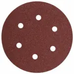 [Шкурка VELCRO  Ф150mm  K240 с 6 отвора {от 10бр} / 1брой