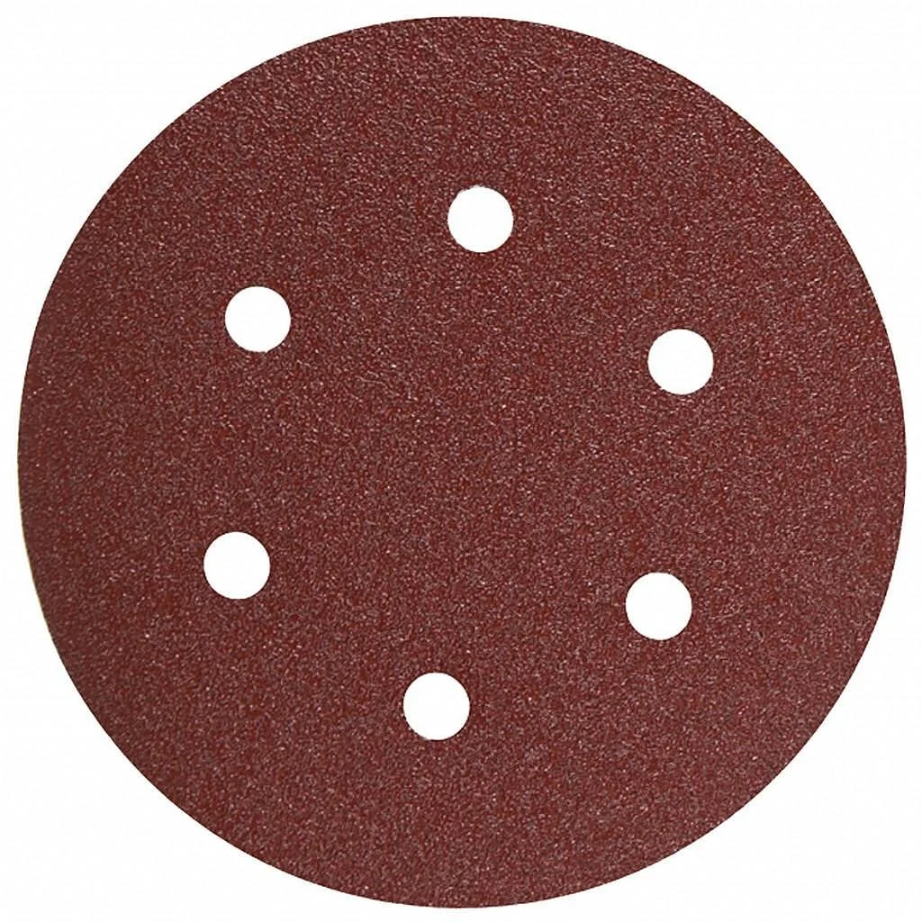 shkurka-velcro-f150-mm-k240-s-6-otvora [Шкурка VELCRO Ф150mm K240 с 6 отвора {от 10бр} / 1брой - Image 1