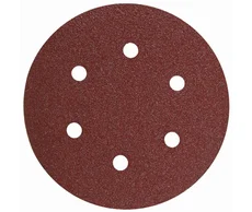 shkurka-velcro-f150-mm-k80-s-6-otvora Шкурка VELCRO Ф150mm К80 с 6 отвора {от 10бр} / 1 брой - Image 1