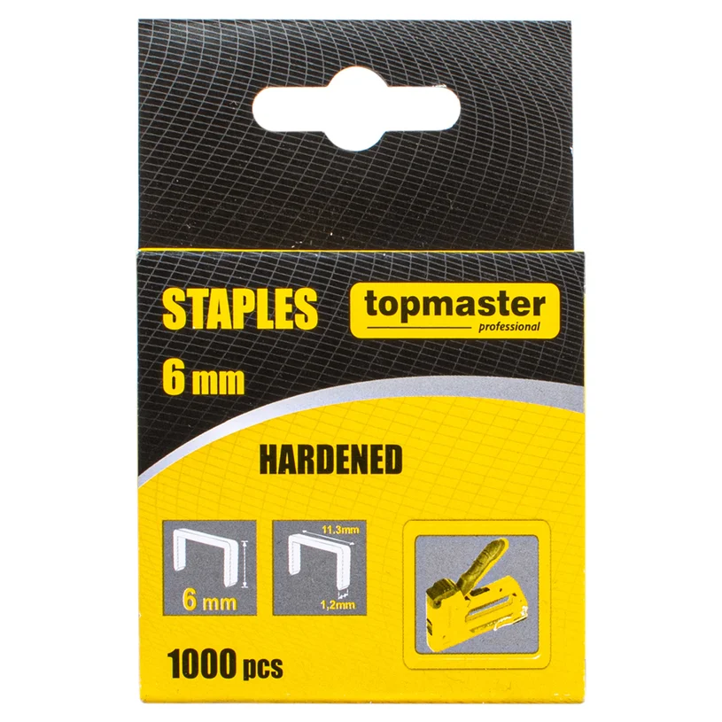 skobi-za-taker-6-mm-kutiya-1000br-tmp Скоби за такер 6mm / кутия 1000бр TMP - Image 1