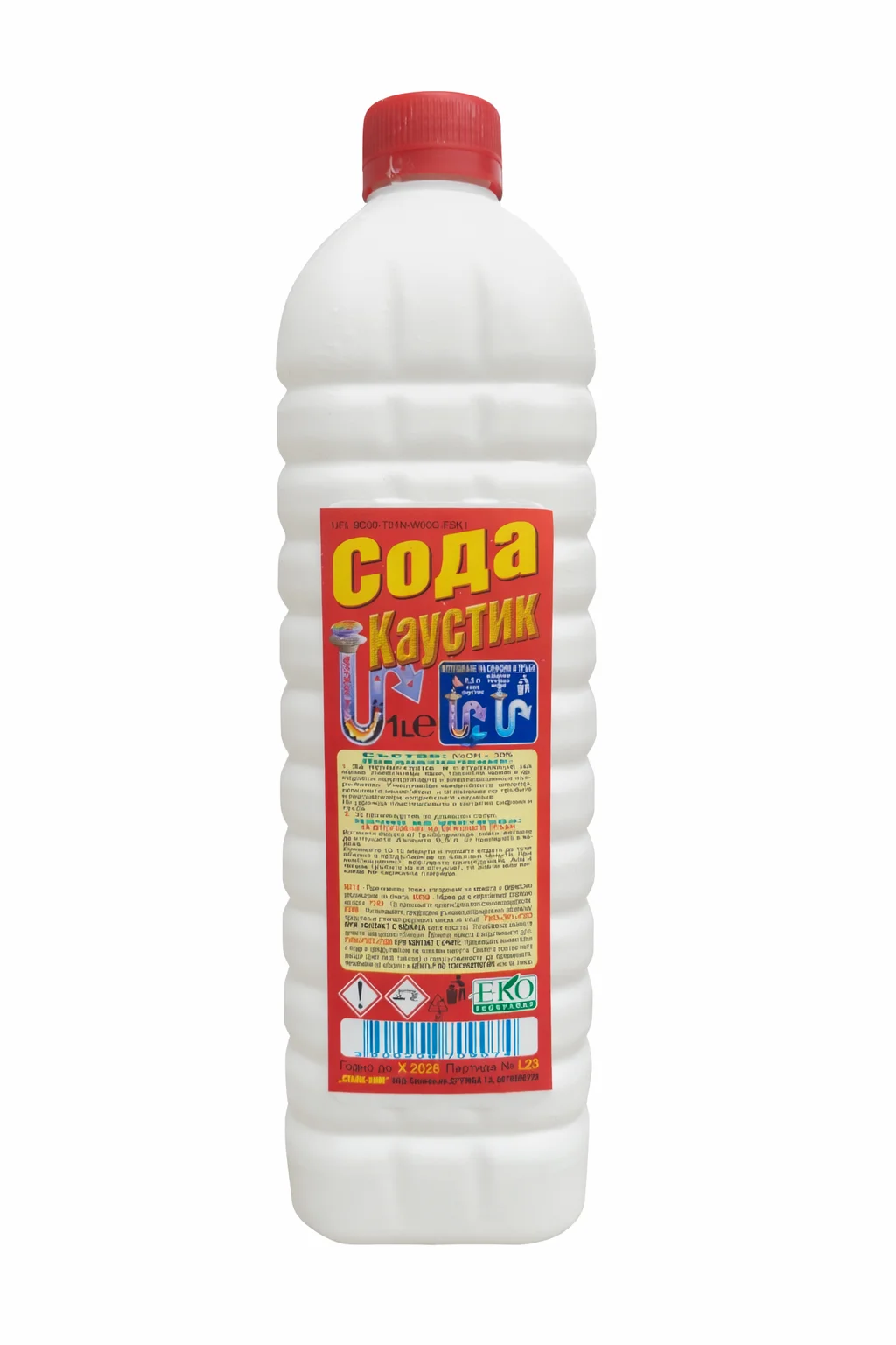 soda-kaustik-1-litar Сода КАУСТИК / 1 литър - Image 1