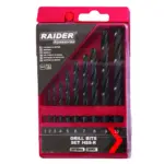 Свредла за метал 10бр. O1, 2, 3, 4, 5, 6, 7, 8, 9, 10mm HSS-R к-т