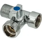 Трипътен кран 1/2x3/4 инча x 3/4 инча