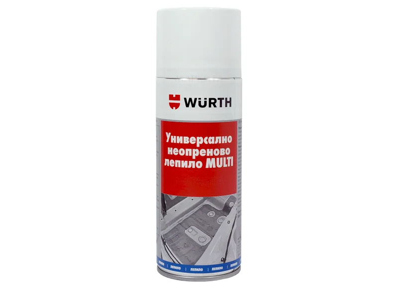 universalno-neoprenovo-lepilo-sprey-wurth-multi-300-ml Универсално неопреново лепило спрей MULTI WURTH / 300ml. - Image 1